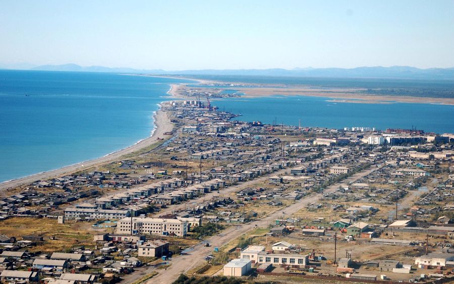 Okhotsk, on the Russian far eastern coast